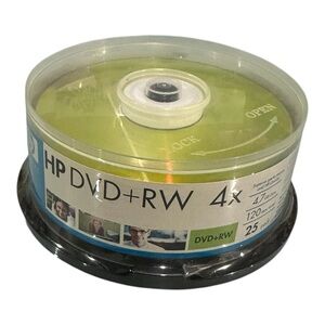 HP DVD+RW 4x Rewritable Discs
